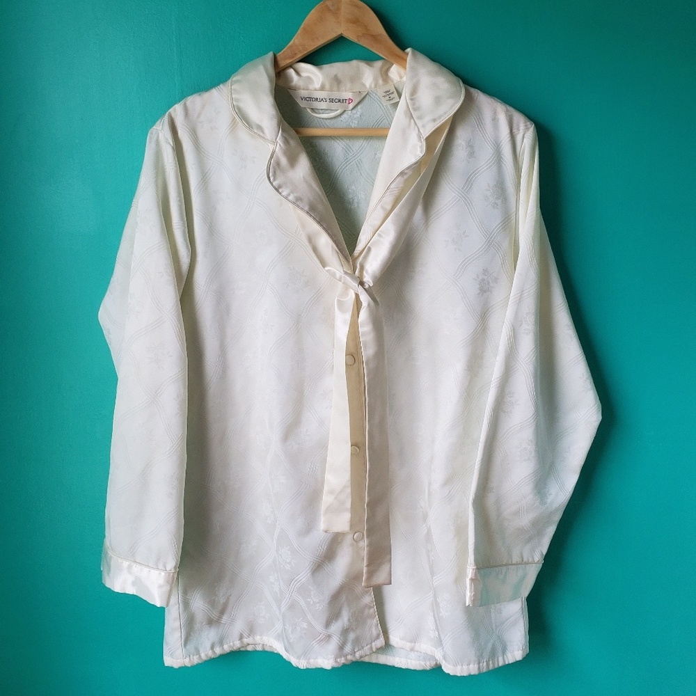 Vintage Victoria's Secret Button down Sleep Top